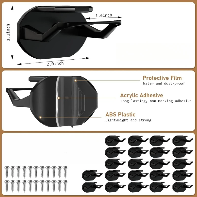 

Клейкий крючок для шляп на стену, сверхпрочная вешалка для шляп для бейсболок, вешалка для хранения шляп для украшения дома