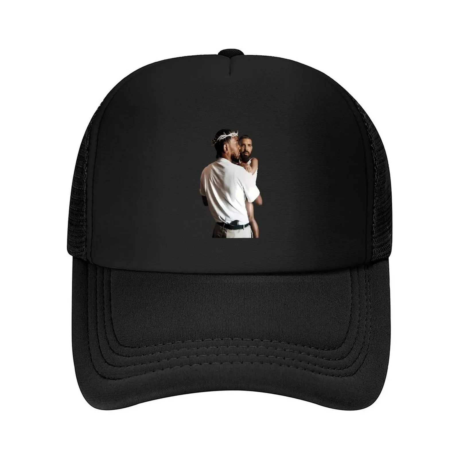 

Kendri.ck Lam.ar Holding Baby Dra.ke Meme Baseball Cap Horse Hat Hat men Fashion Beach Visor For Girls Men's