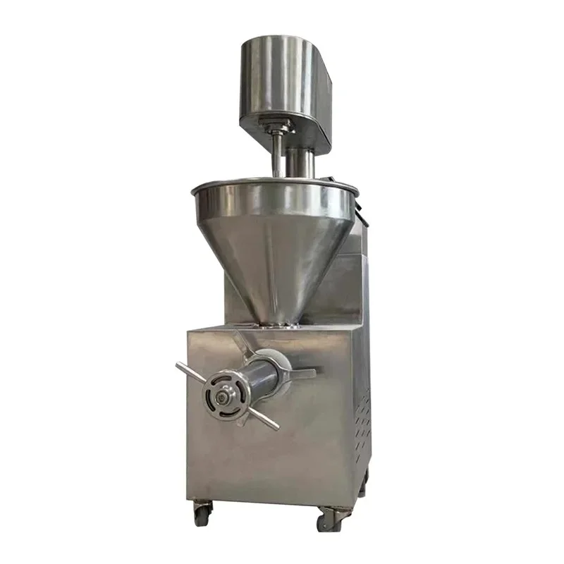 Stainless steel commercial fish pulp filter filter filter frequency control speed removal fish bone fish scale  skin  meat