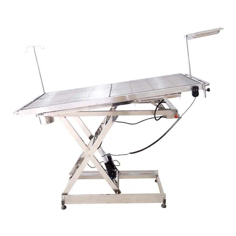 

Stainless steel unilateral tilting operating table animal hospital clinic medical surgery veterinary