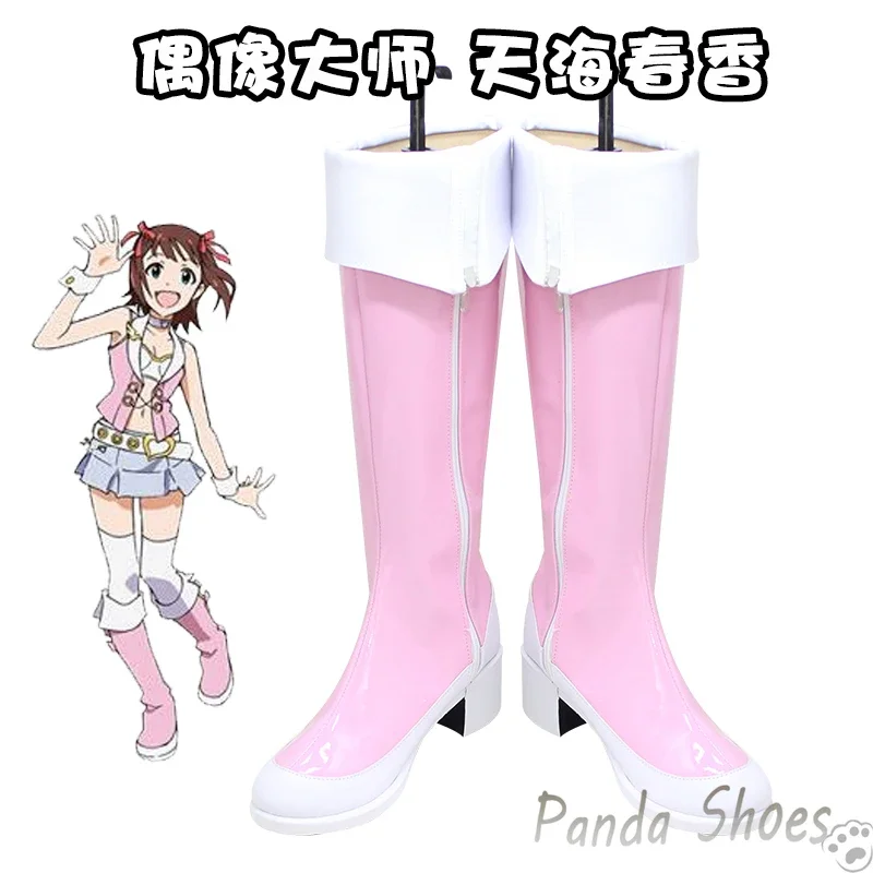 Jeu rébellion Amami Haruka Cosplay chaussures Anime Cos bande dessinée Cosplay Costume accessoire chaussures pour Con Halloween fête