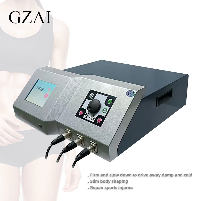 GZAI 448KHZ New Indiba Tecar RET/CET Body Shaping, Face sliming, recovery and pain relief RF machine