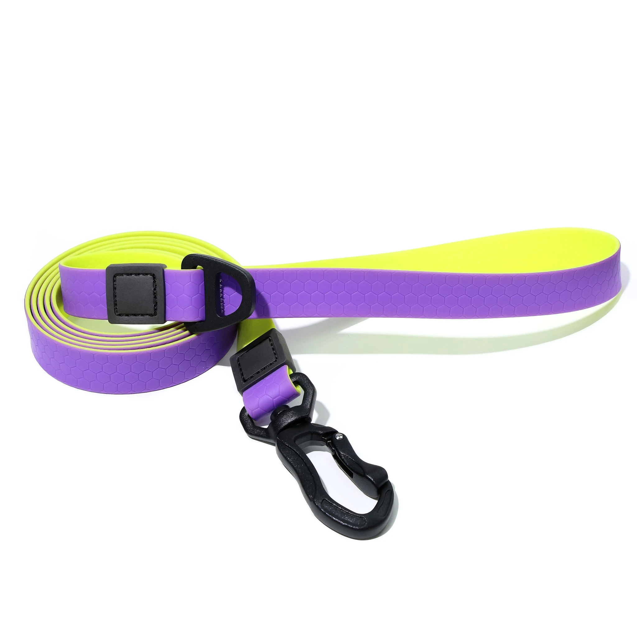 Wasserdichte PVC-Hundeleine 1,5m, Leicht zu Reinigen, Robust, 360° Drehbar ° Drehbarer Zinklegierungs-Haken Hundeleine für Kleine Mittlere Große Hunde – Detail 6