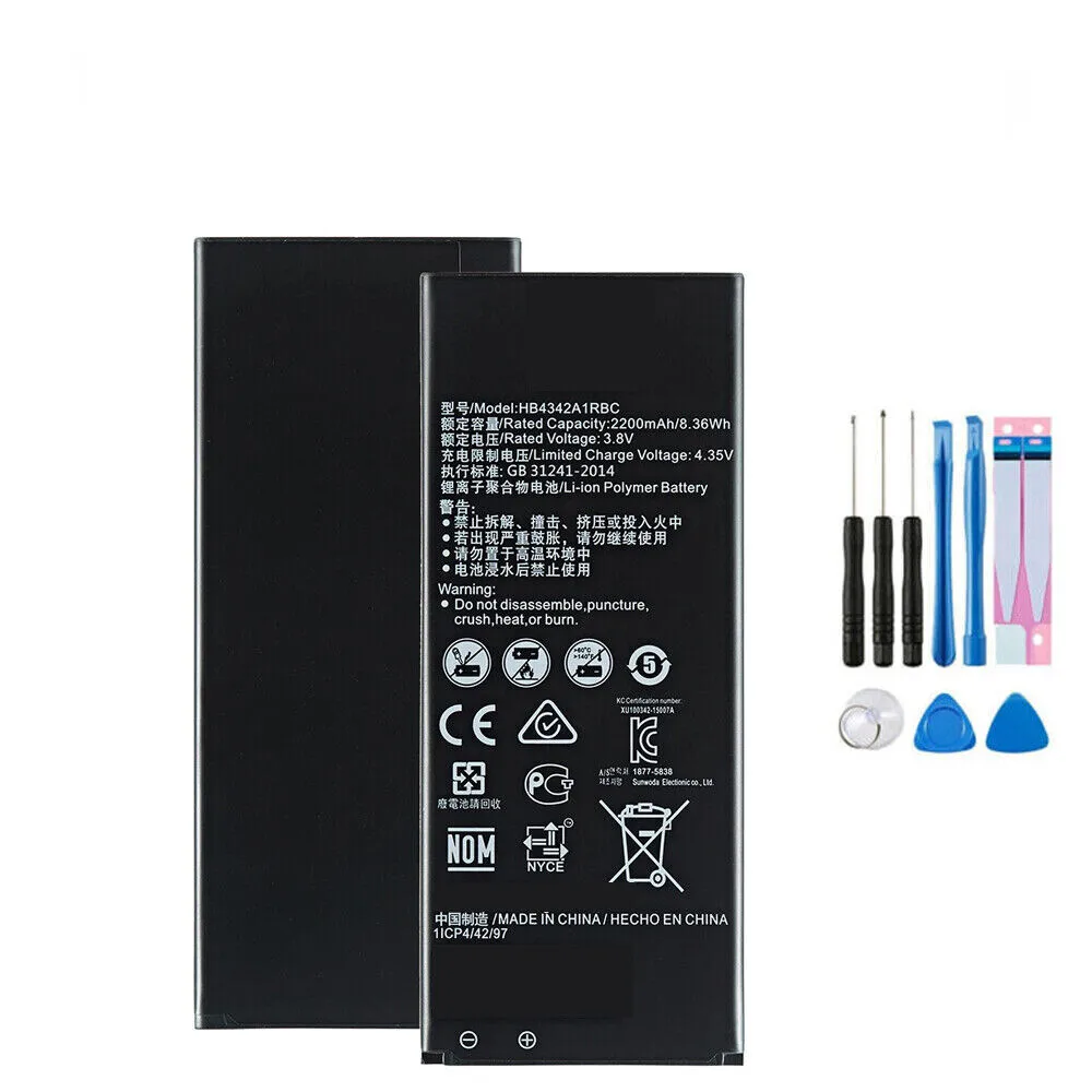 تبديل البطارية HB4342A1RBC لهواوي الشرف 4A التصاعدي Y6 Y5ii / Y5 2