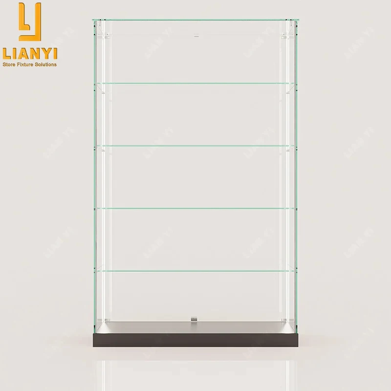 custom.Full-view glass display cabinet, and perfume display cabinet, easy-to-assemble display cabinet mobile phones