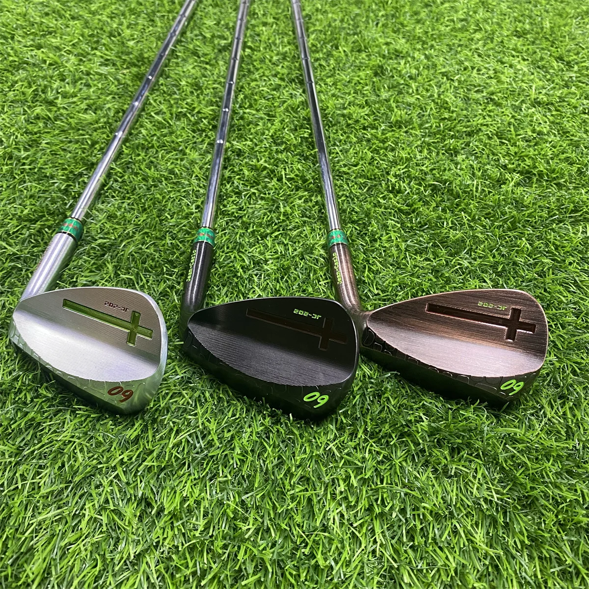 Golf Club Jean Carlo 48 50 52 54 56 58 60 Degree Golf Wedge Club Soft Iron Forged Club Head CNC Milling Surface With Steel Shaft