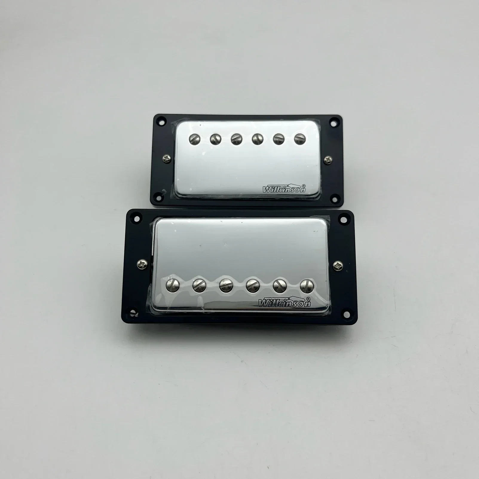 Classic Wilkinson Nickel Silver Humbucker Pickups Double 4C Black Cover Guitar parts