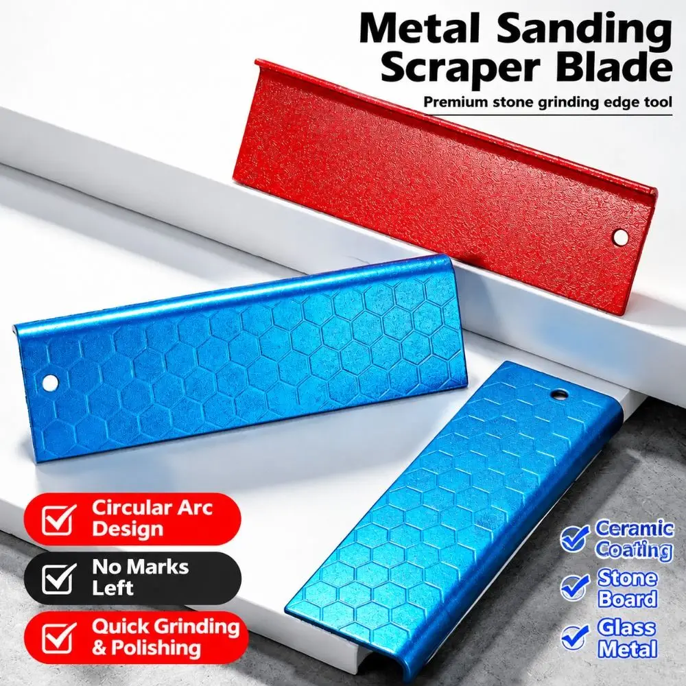 New Dry and Wet Use Diamond Hand Sanding Pad Thickened Rectangle Hand Polishing Pad Diamond Sanding Block for Hand Tools