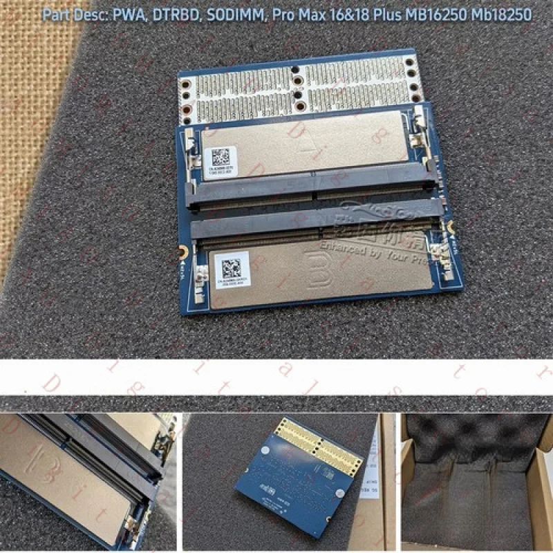 

TU New SODIMM Memory Adapter Board for Dell Pro Max 16 18 Plus MB16250 MB18250