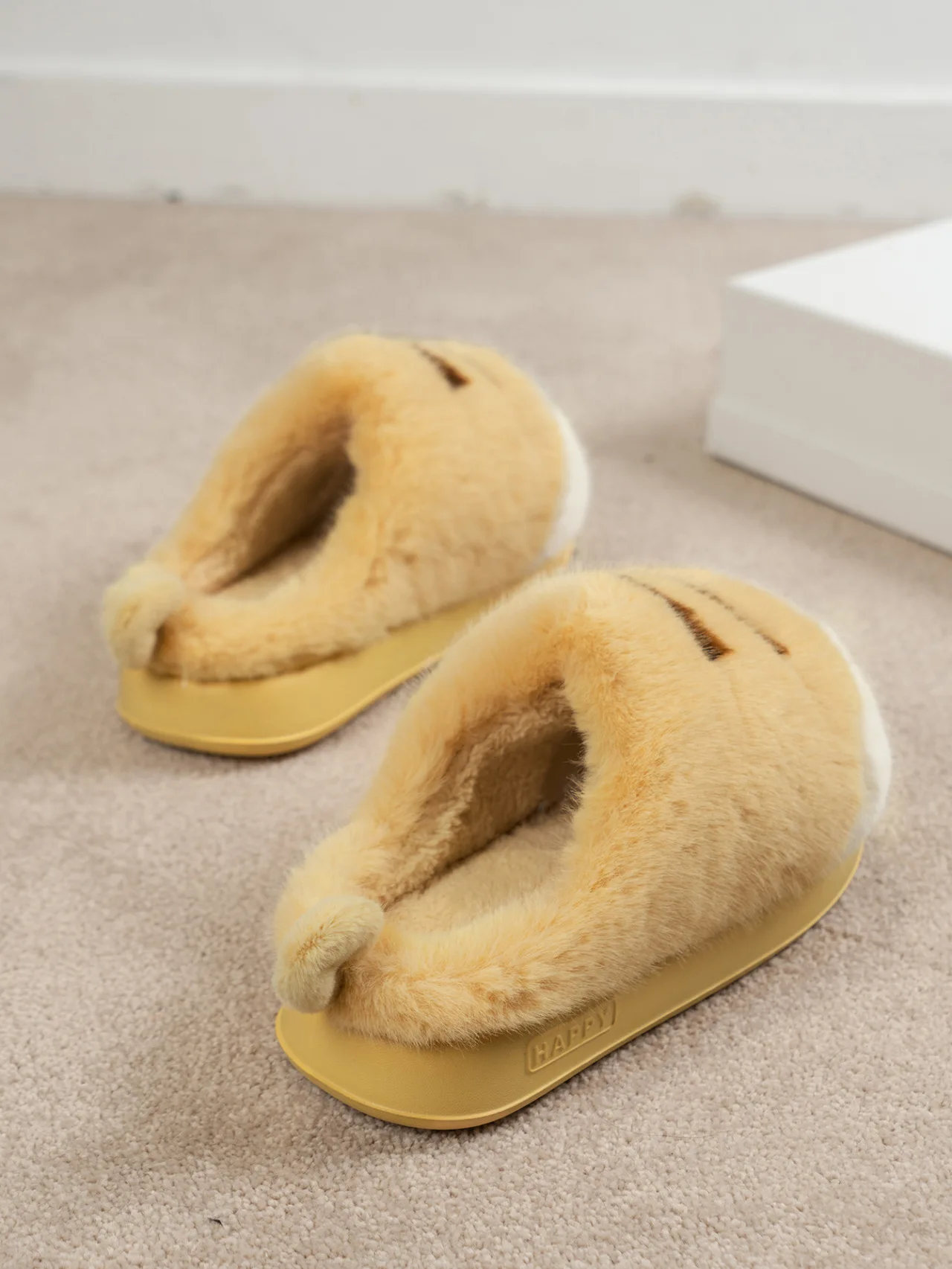Neue Flauschige Katzenpfoten-Hausschuhe für Damen, Warme Winter-Pantoffeln, Lustige Flauschige Tierpfoten-Innenschuhe – Detail 8