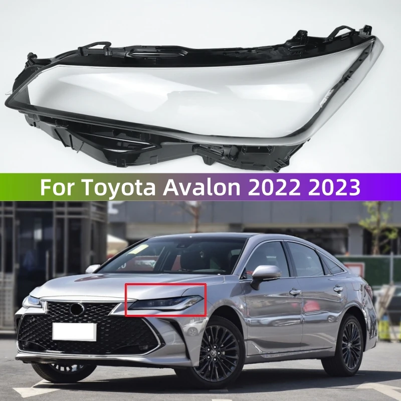 

Для Toyota Avalon 2022 2023 аксессуары для украшения автомобиля, стекло передней фары, замена оригинального абажура