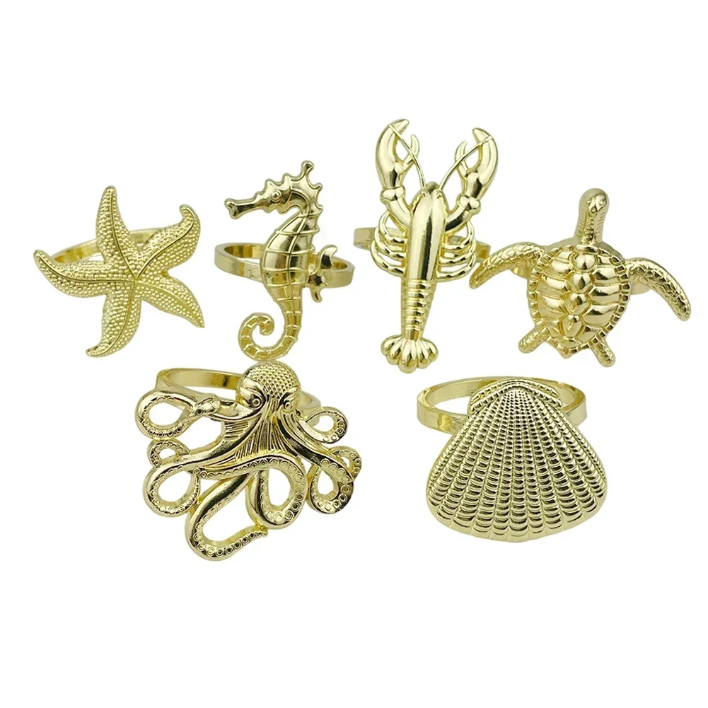 Decorative Tableware Dining Table Decor Dining Experience Table Setting Family Gathering Starfish And Shells Design
