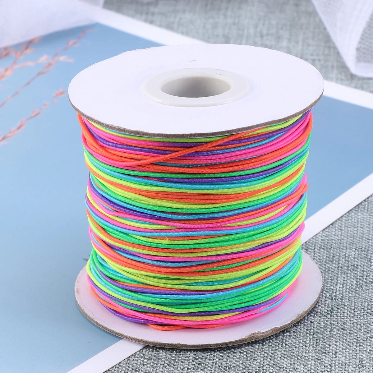 

Elastic String Round Cord Stretch Thread Beading Accessories Craft Project Jewelry Making DIY Polypropylene Fabric Cord Strong