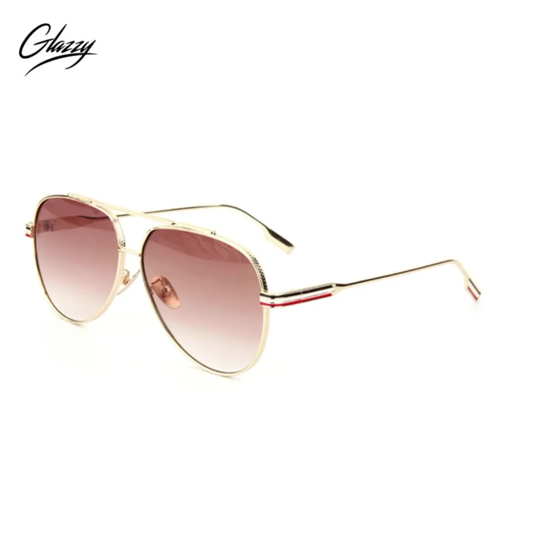 2025GLAZZY Herren- und Damenmode, Metall, klassische koreanische Ausgabe, personalisierte Retro-Sonnenbrille mit rundem Rahmen