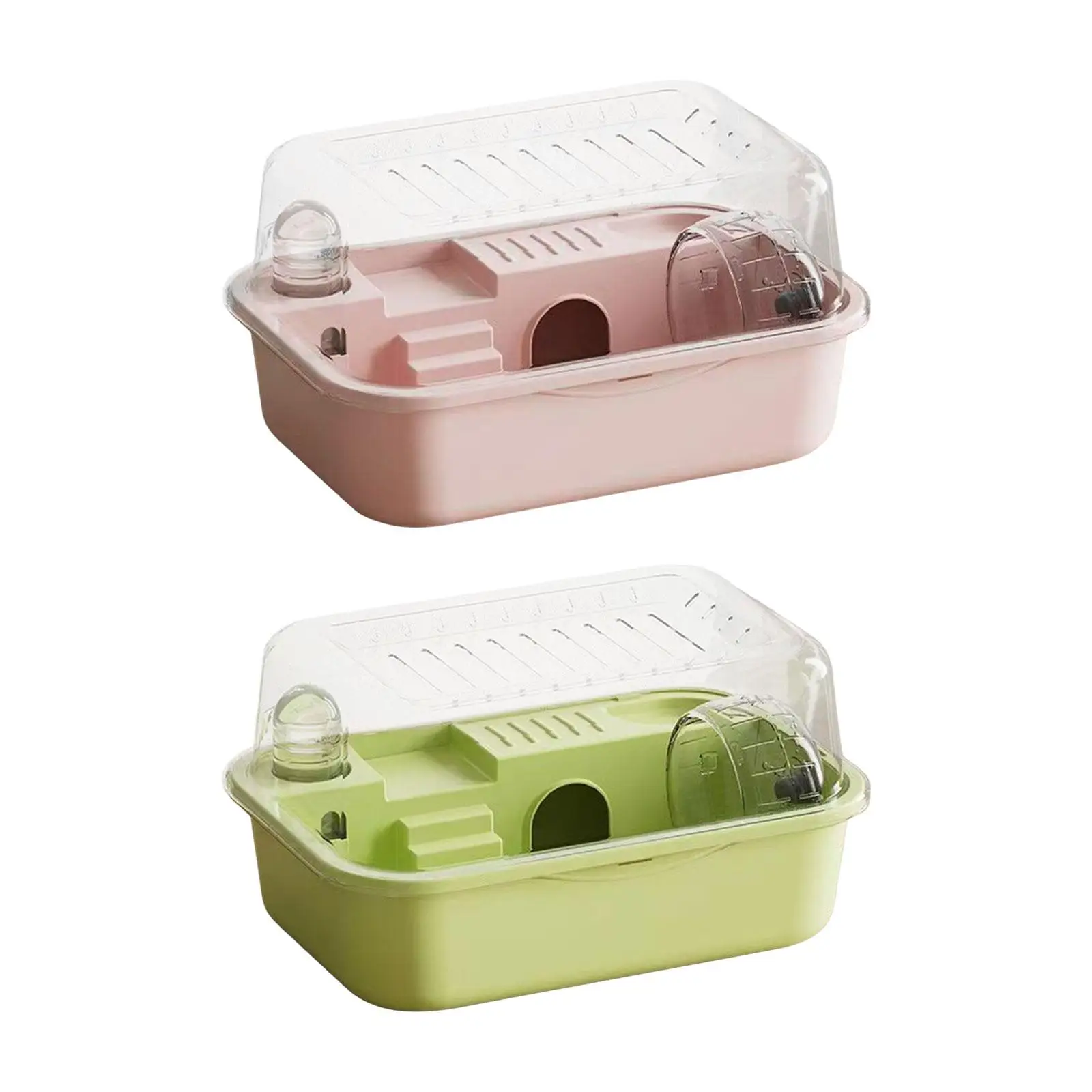 כלוב אוגר גדול עם מכסה אקרילי בעלי חיים קטנים בית גידול עם גלגל ריצה עבור גרביל ארנב קיפוד עכברים אספקה לחיות מחמד