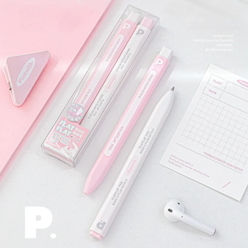 

Набор из 2 шт. гелевых ручек в корейском стиле INS Simplicity, ретро-дизайн с клевером, черные чернила, 0,5 мм, для студентов