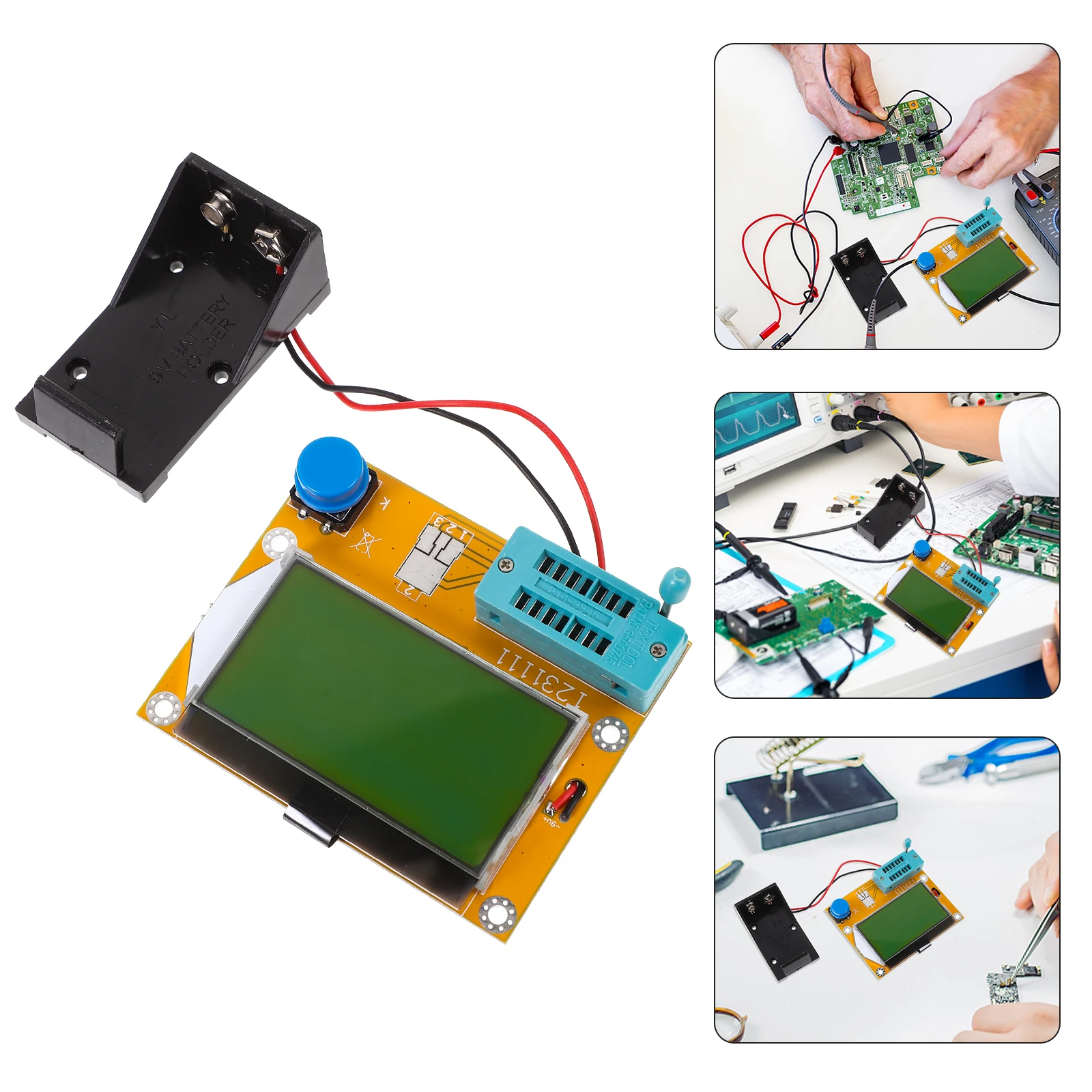 

T4 Digital Tester Resistance Inductance Meter Gauge With Self-Calibration Detection Ir Waveform