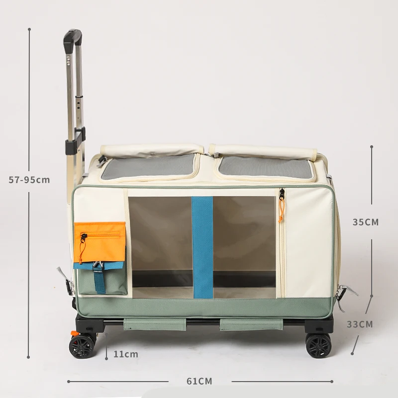 

Cat bag out portable cat backpack pet trolley case backpack multi-cat artifact dog large-capacity suitcase