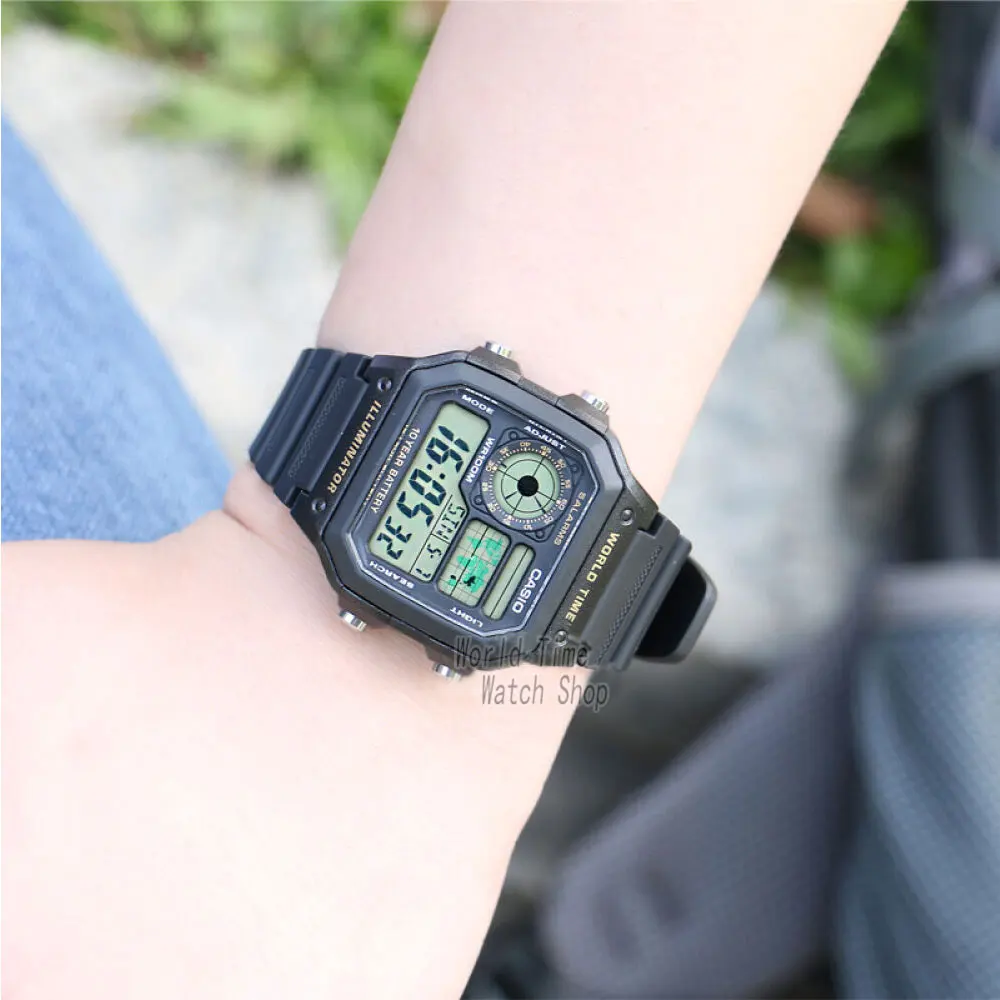 Casio watch Explosion watch men set luxury LED military digital watch sport quartz men watch relogio masculino AE-1200