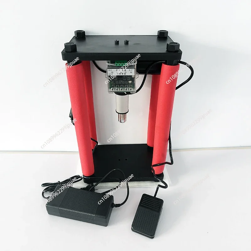 DIY four-column electric silent press 220V desktop hydraulic press, pressurable lead bearing hardware universal