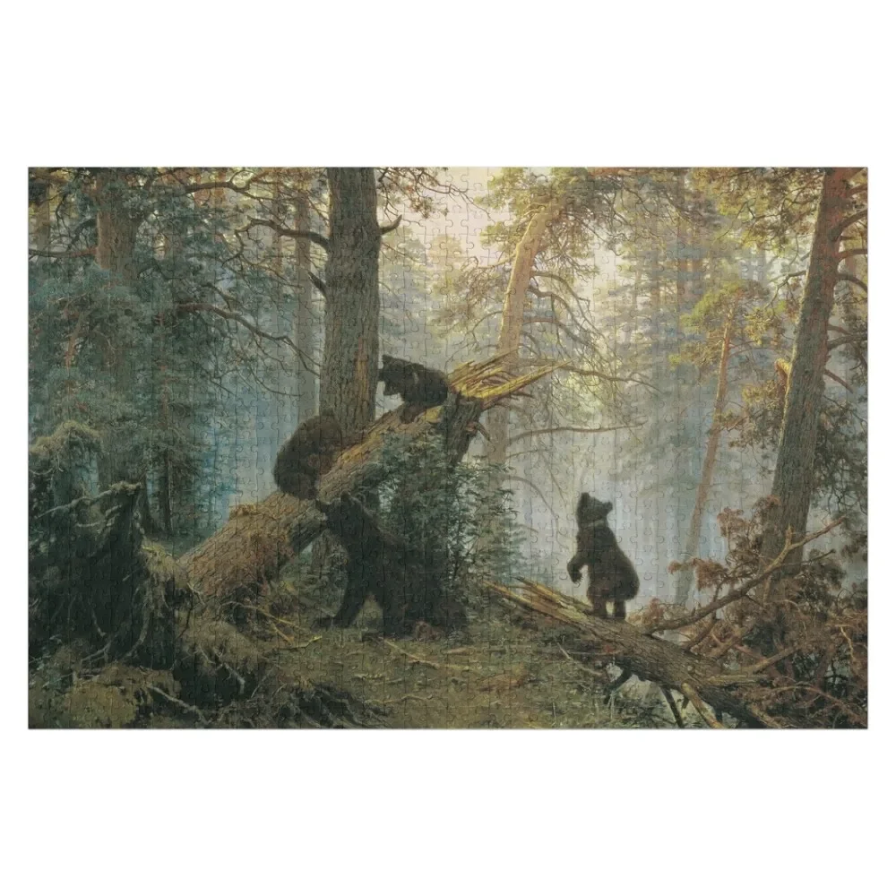 

Ivan Shishkin - Morning in a Pine Forest (1889) Jigsaw Puzzle Christmas Toys Personalized Photo Gift Puzzle