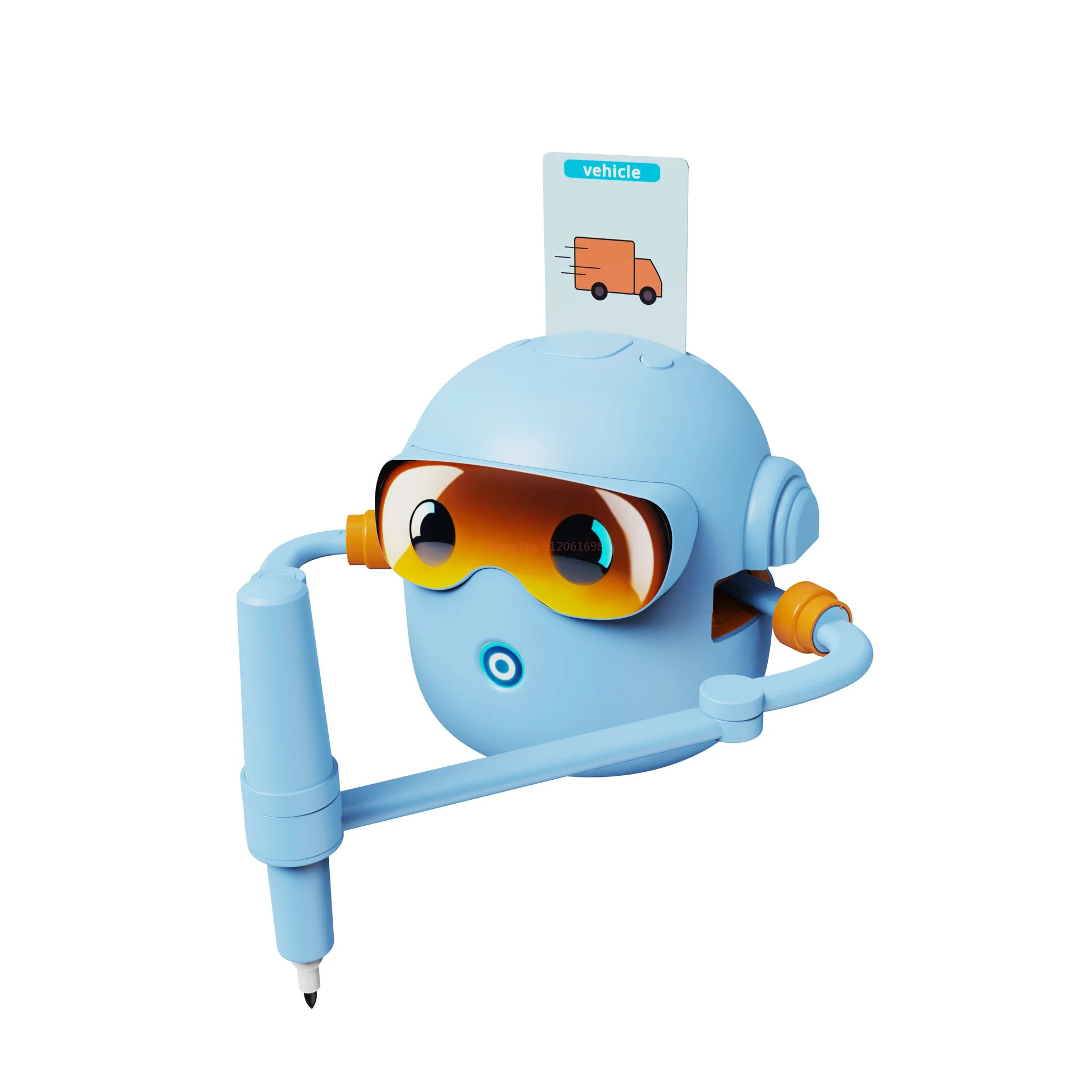 Giocattolo robot da disegno automatico intelligente Regalo di compleanno per l'educazione precoce per i bambini Nuova pittura Figura giocattolo bestseller transfrontaliero