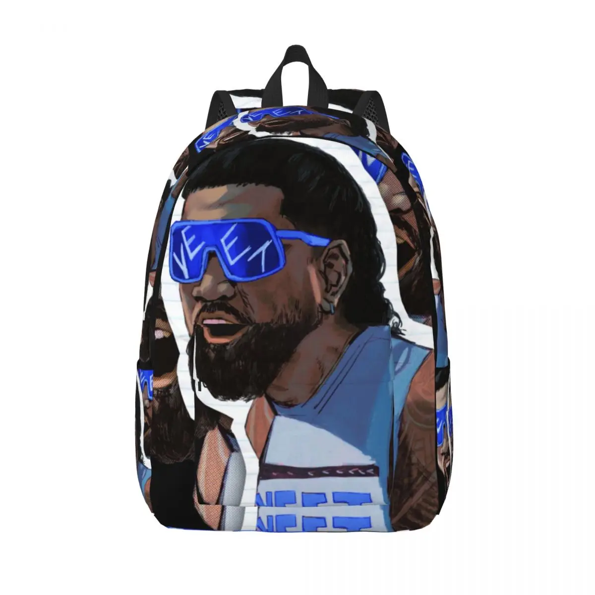 

Custom Vintage Jey Uso Yeet Canvas Backpack for Women Men Waterproof School College Bag Print Bookbag