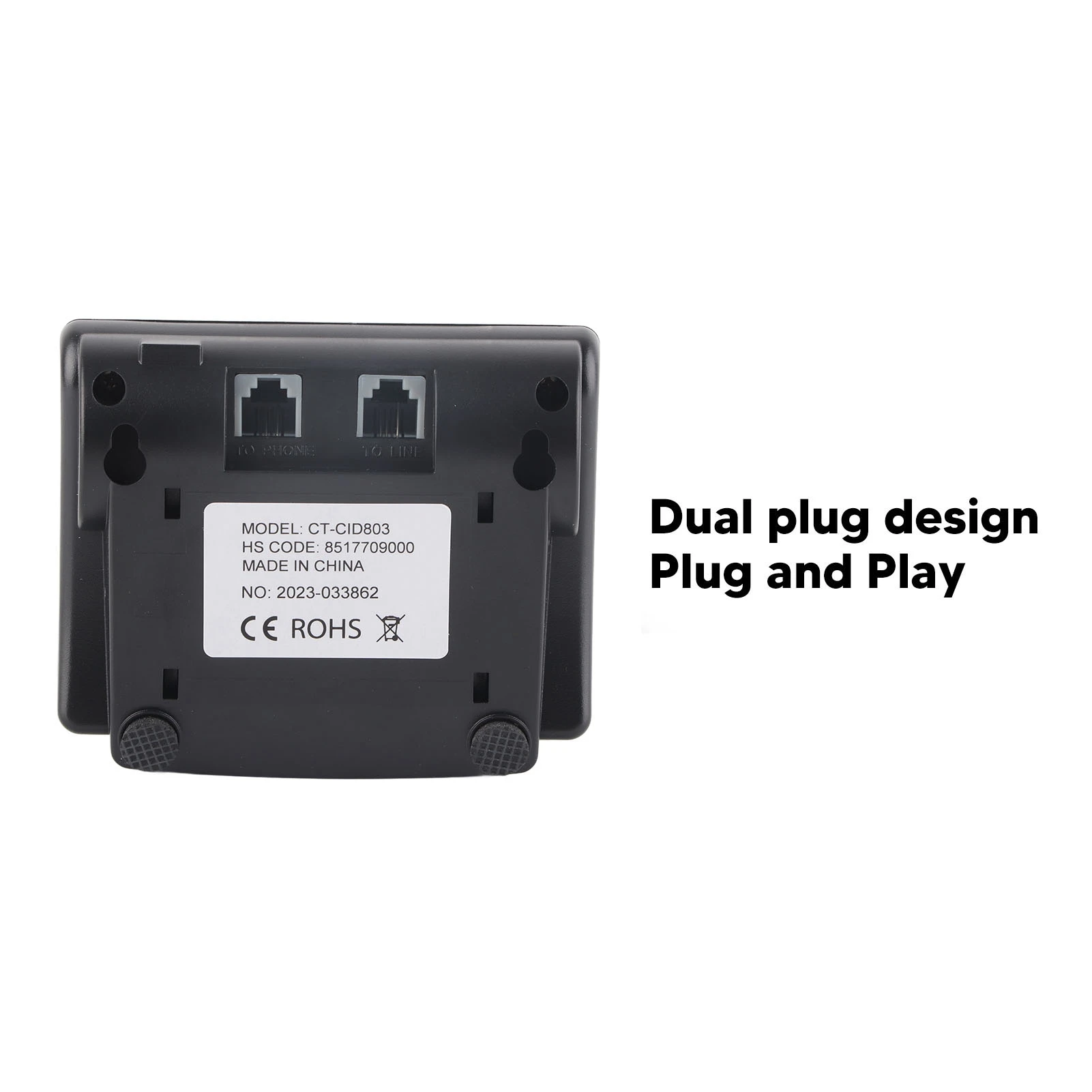 صندوق معرف المتصل مع شاشة LCD ، مانع المكالمات ، منع المضايقة ، مجموعات سعة كبيرة #4