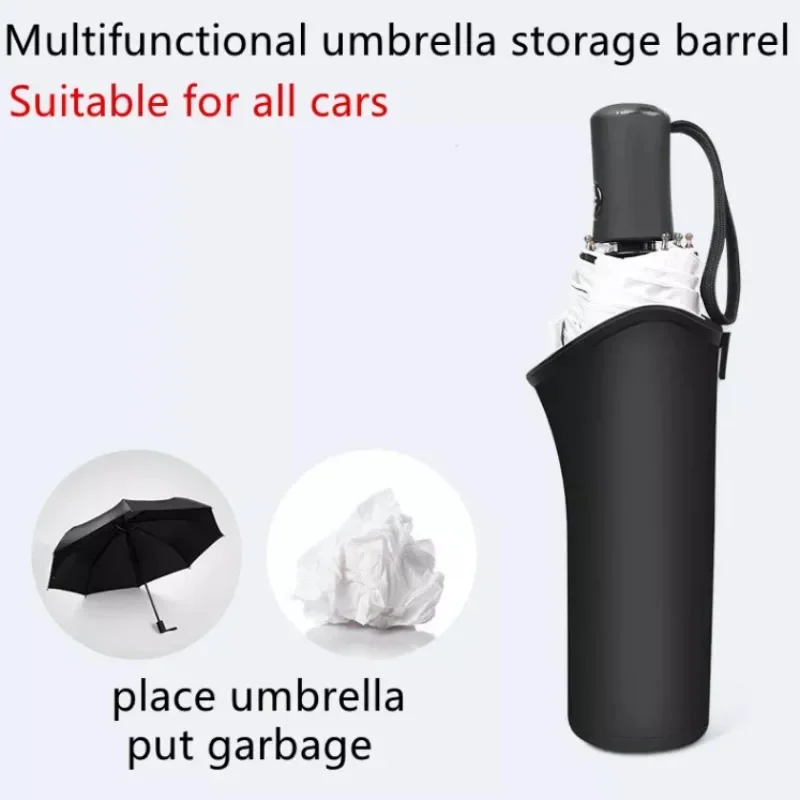 Car Umbrella Storage Box Versatile Space Saving Auto Umbrella Rack Holder Car Backseat Cup Holder Car Garbage Can