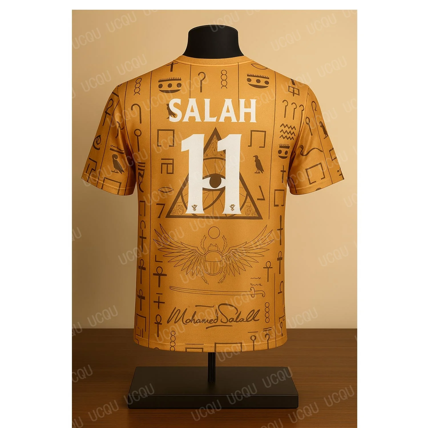 Maglia da calcio Salah 11 Cultural Symbol Edition AI Design Maglia da calcio in stile patrimonio speciale Kit da allenamento limitato da uomo Fan To