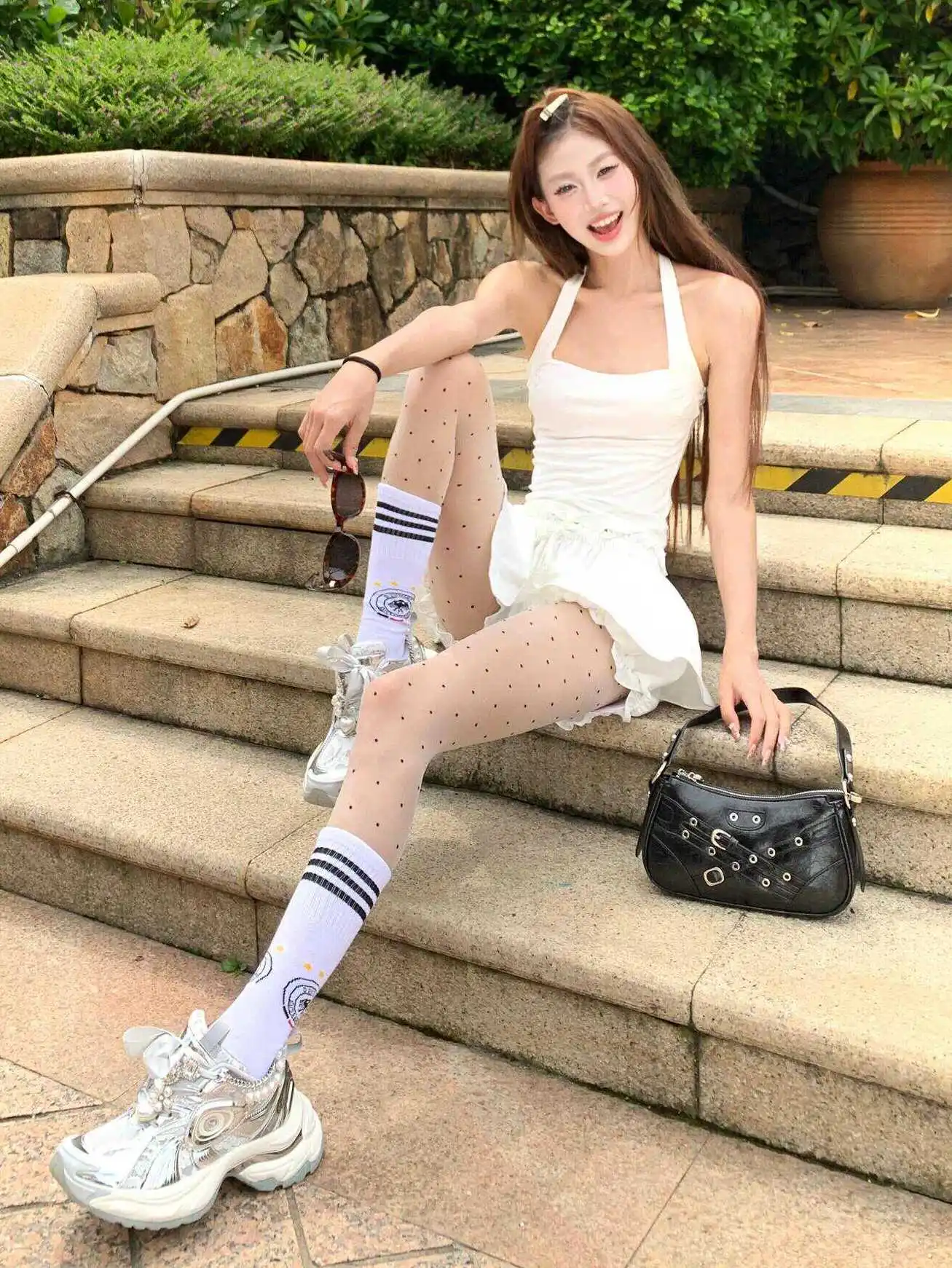 

plus Size Ballet Sle A-Line f Skirt Women Spring Summer New Wood ain Bowknot Fluffy Pure Sweet Flower Bud Skirt P...