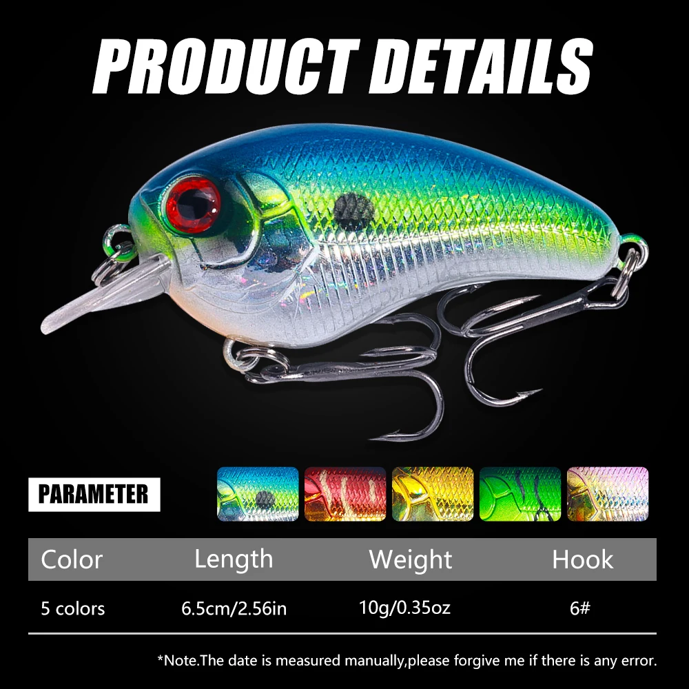 NEWUP Basskiller Crankbaits Wobbler Fishing Lures Oval Bill Floating Erratic Action Hard Bait Wobbler Trout Lure for Shallow