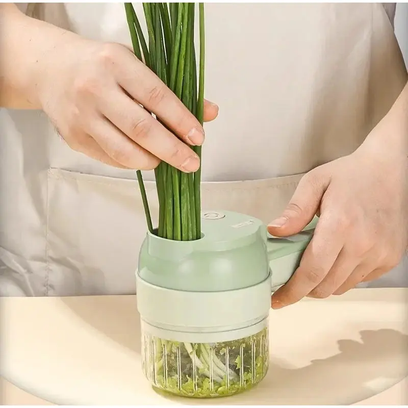 Wireless Electric Food Chopper Handheld Multi Function Vegetable Cutter Garlic Mincer Meat Grinder Food Processor Slicer Kitchen