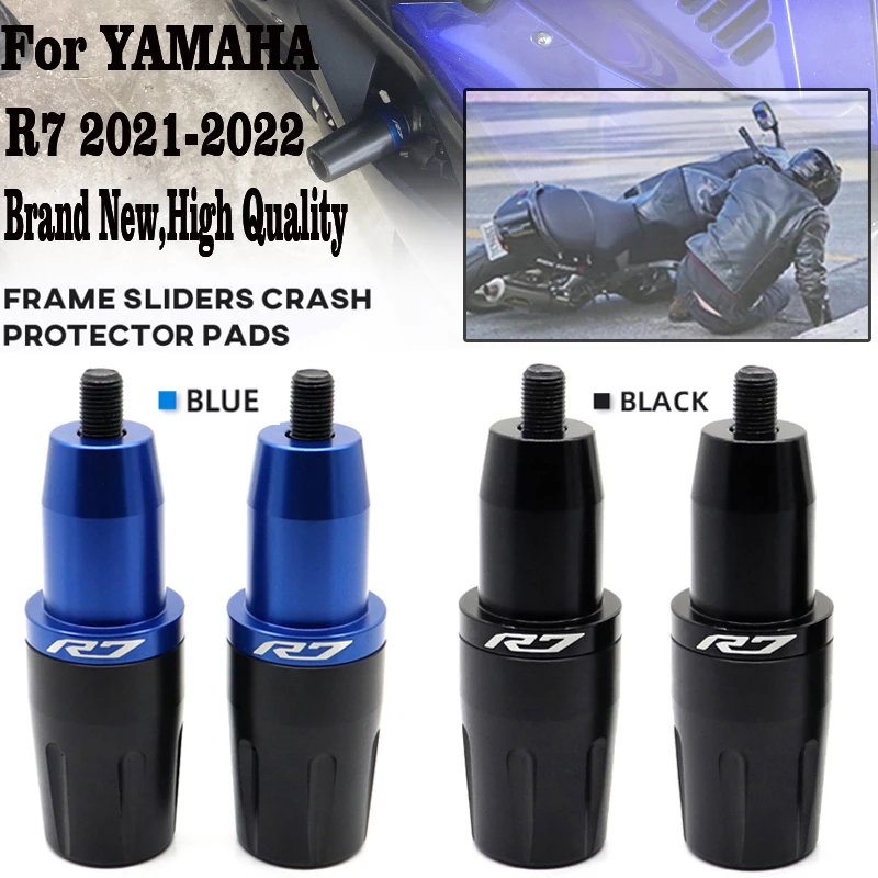 

R7 Frame Sliders Crash Protector For YAMAHA YZF-R7 2021 2022 YZFR7 Motorcycle Accessories Falling Protection Bobbins Pad YZF R7