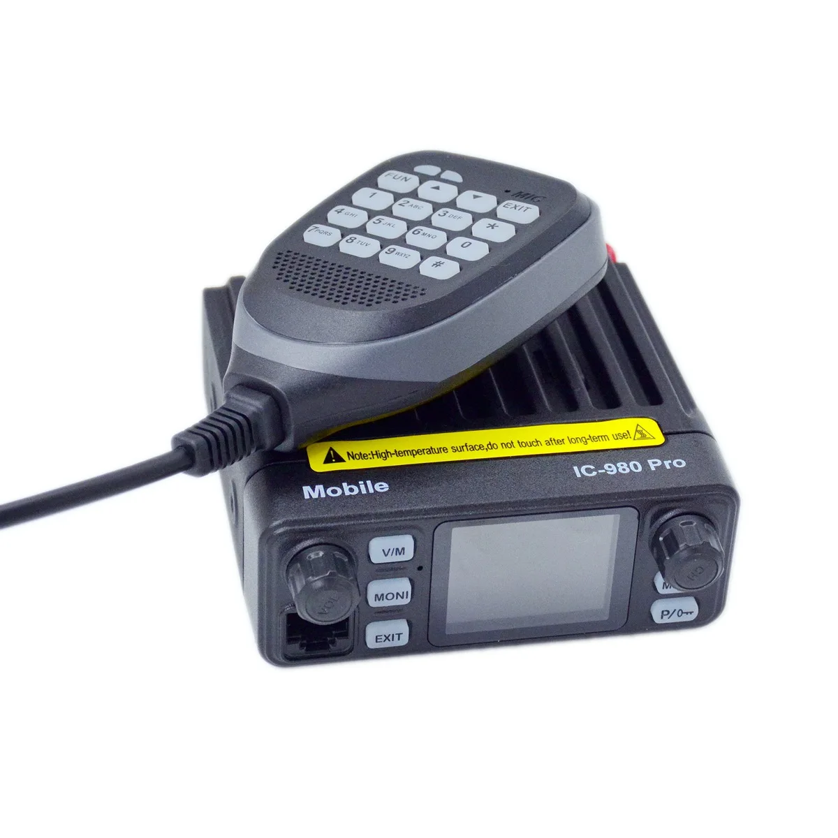 ic-980pro-mobile-radio-vhf-uhf-dual-band-200ch-25w-dark-background-ai-noise-reduction-scrambler-wireless-two-way-radios