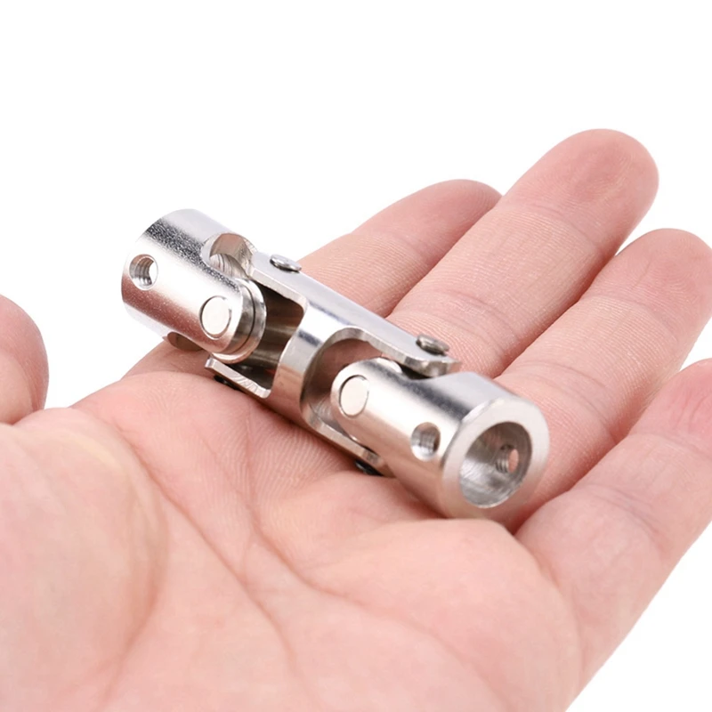 10X RC ข้อต่อเพลาคู่สากลข้อต่อ Cardan coupling gimbal กับสกรู6X6mm