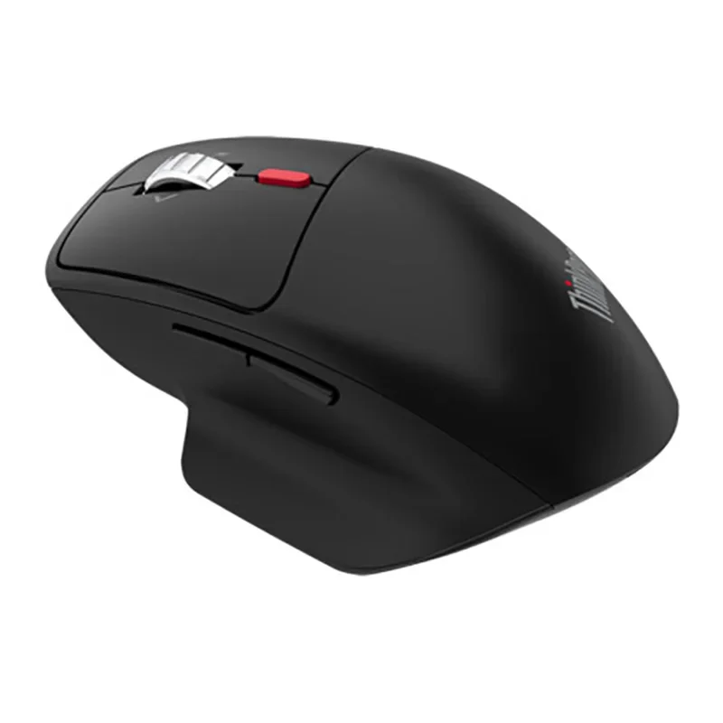 Lenovo ThinkPad Wireless Mouse 2.4G Bluetooth Office Multi-function Button Laser Engine Multi-speed Adjustment Black