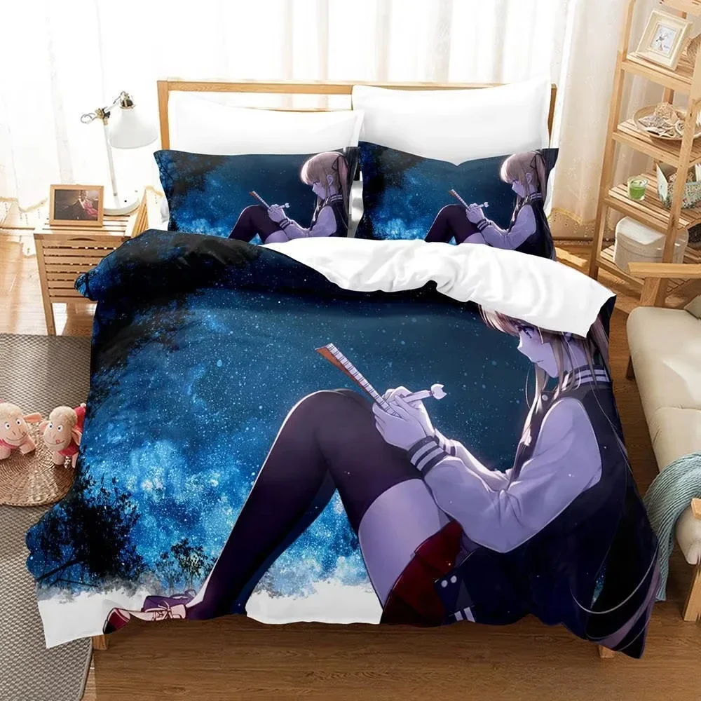 3D Print Anime Saekano_ How To Raise A Boring Girlfriend Bed Set Quilt Cover Pillowcase,King Queen Twin Size Boys Girls Adults