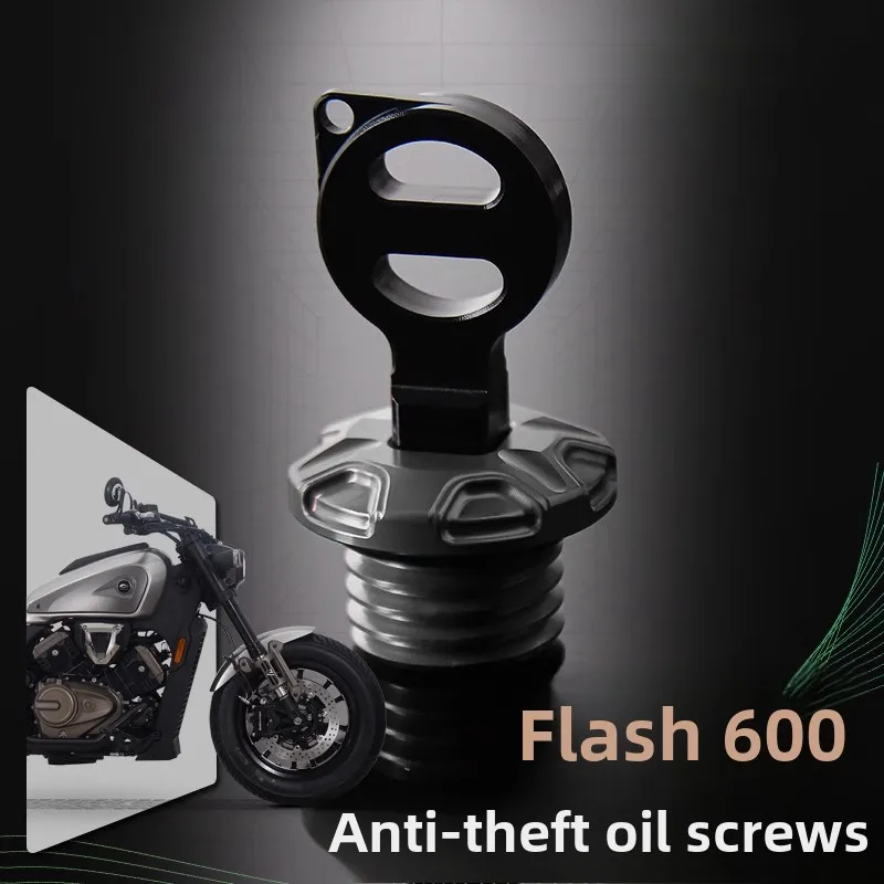 Applicable to Qianjiang Flash 600/500 chasing 550 race 550S modification, aluminum alloy anti-skid and anti-theft oil cover