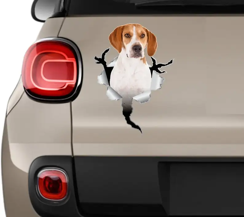 Beagle dog Car stickers Beagle stickers Stickers beagle Dog stickers Car decal Beagle car decal Beagle gifts I love beagle Beagl