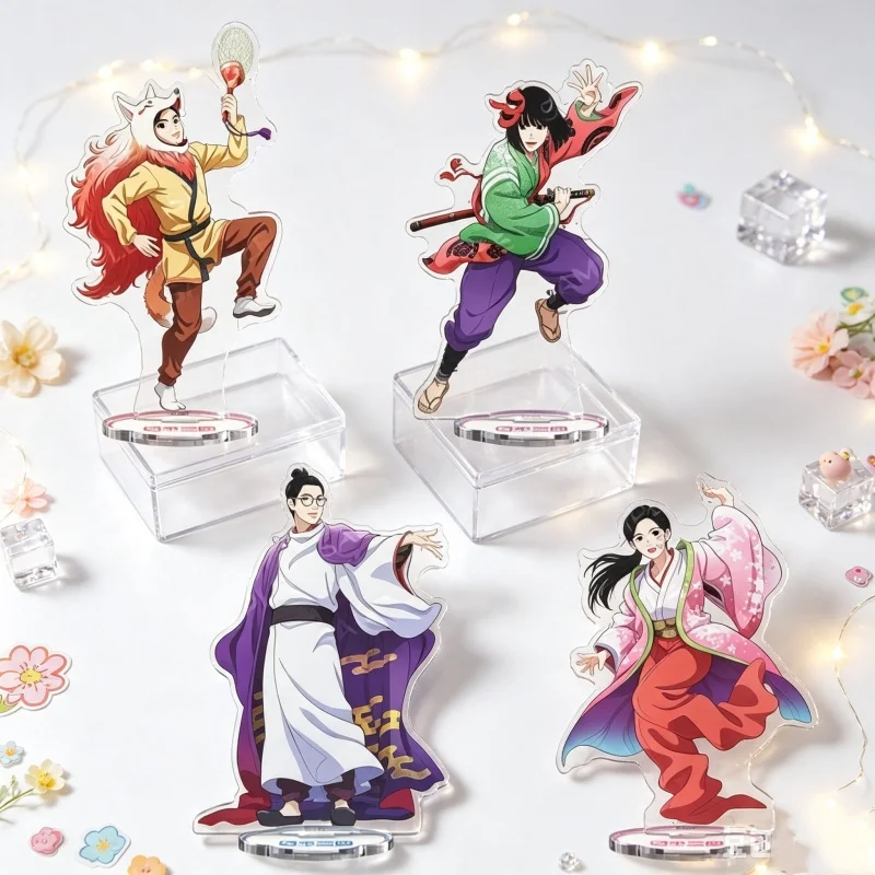 s Modelos Nippon Sangoku, Figura Acrílica con Base, Edición Conmemorativa,