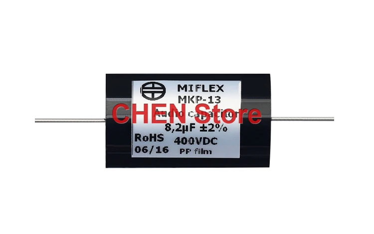 2PCS Polen MIFLEX MKP-13 0.1UF-47UF 400V Polypropyleen Elektrodeloze Condensator Koperfolie Olie-ondergedompelde Papieren Buis Condensator