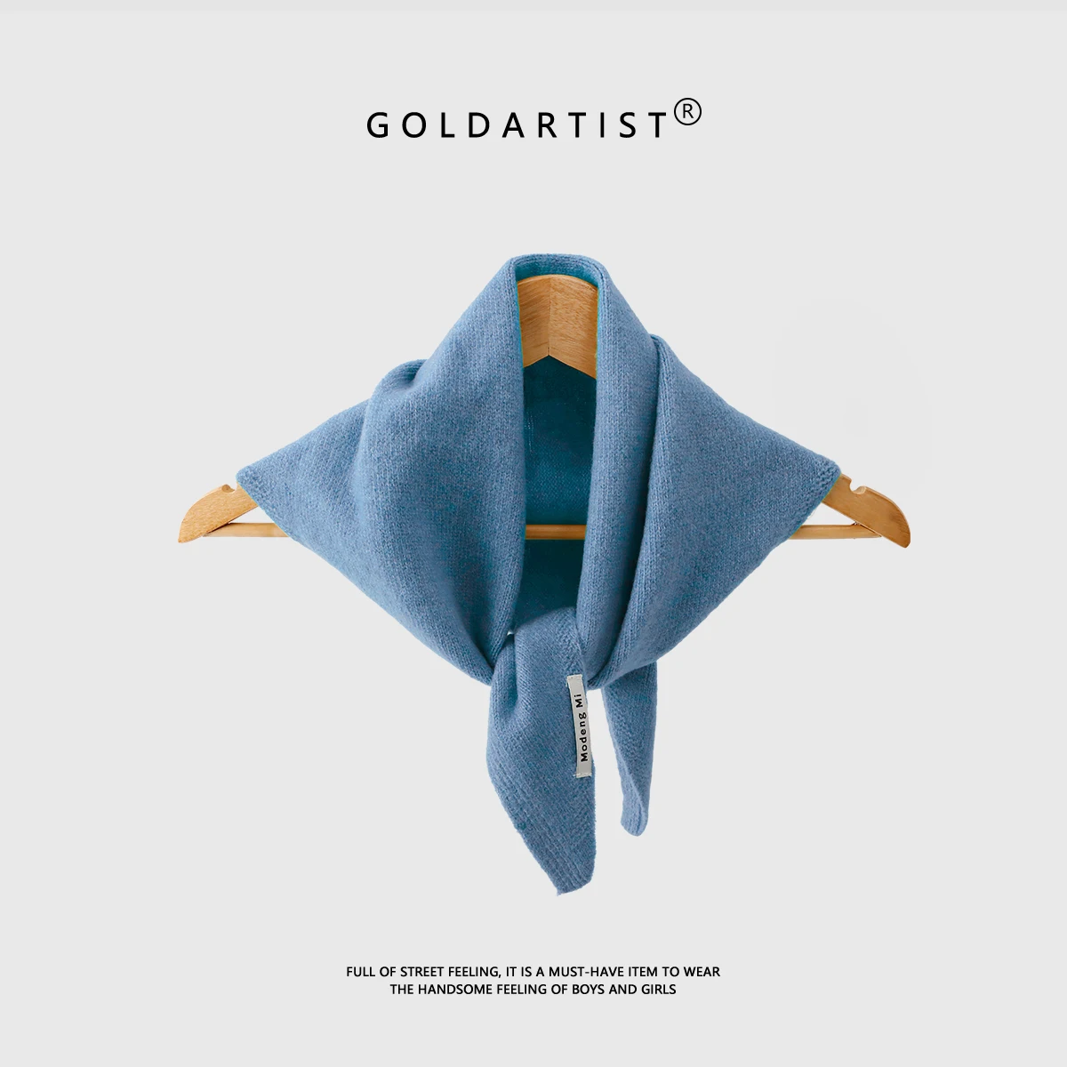 Syal Segitiga Kasmir Wanita 2025 Baru Musim Gugur dan Musim Dingin Jilbab Pelindung Leher Syal Rajutan Serbaguna