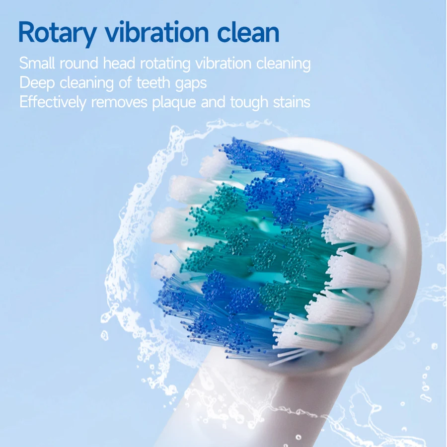 4/8pcs Replacement Brush Heads For Oral-B Electric Toothbrush Advance Power/Vitality Precision Clean/Pro Health/Triumph/3D Excel image 3
