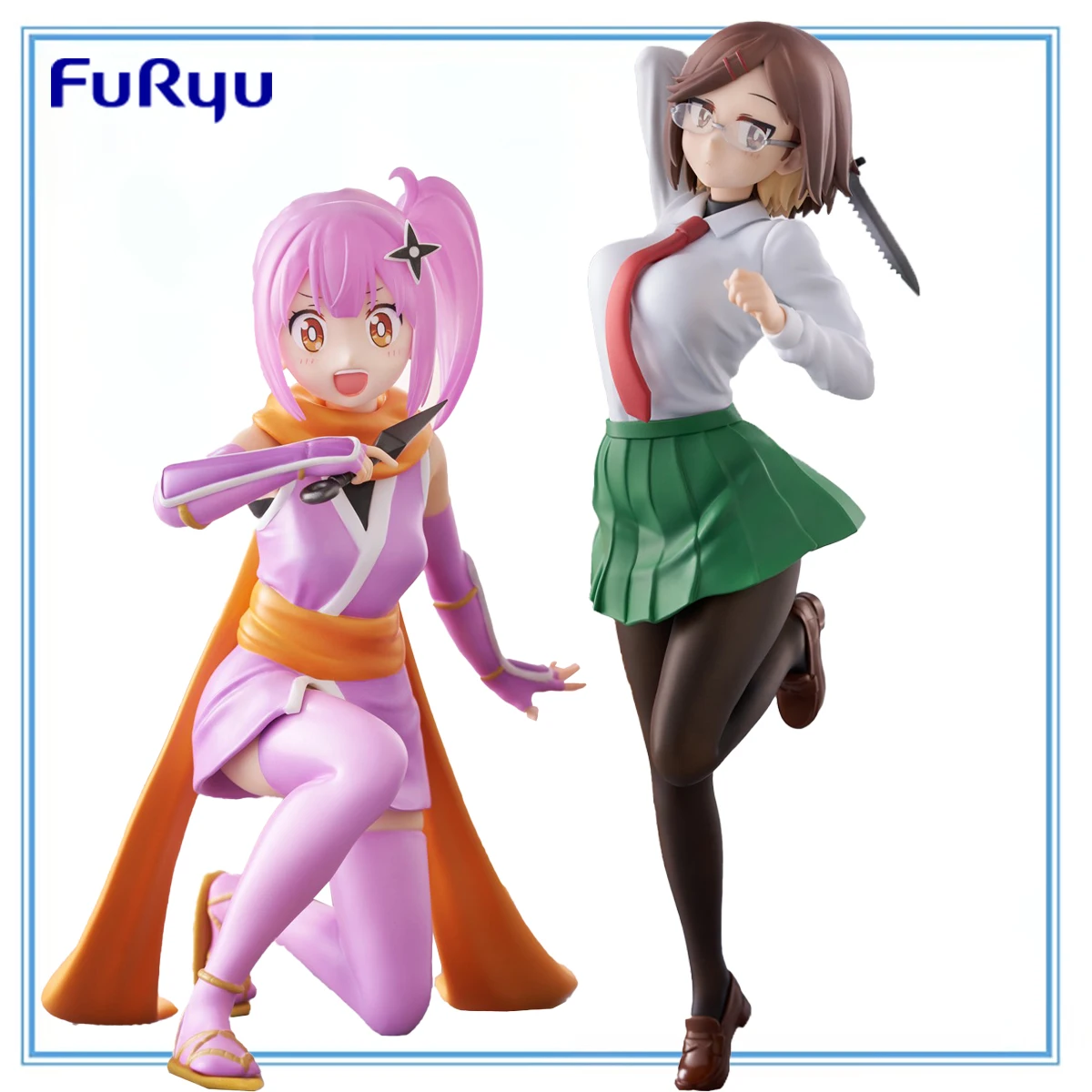 

100% оригинальная фигурка FuRyu Trio-Try-iT Ninja To Koroshiya No Futarigurashi Koga Konoha Kusagakure Satoko Collection Series