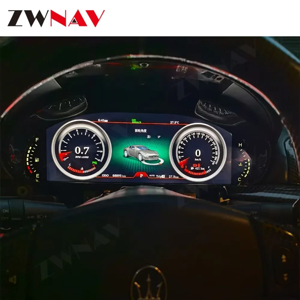 

2025/Android Carplay For Maserati GT/GC LCD Dashboard Player Digital Cluster Instrument Panel Multifunctional Speedometer