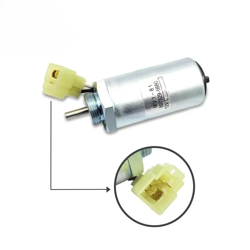 Solenoid Valve Fuel Cut-off Electromagnetic Valve 897329-5680 185206401 MV1-18 12V for Isuzu 4LE1 EX50U