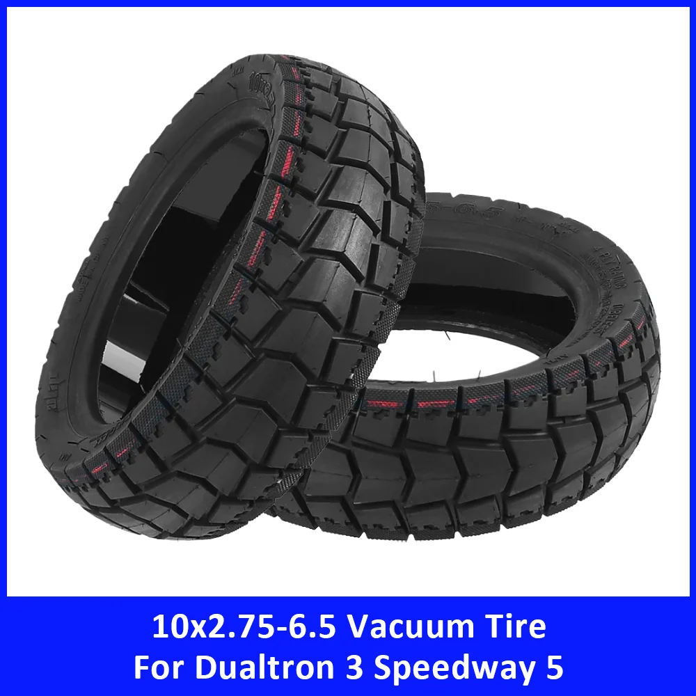 

10x2.75-6.5 Vacuum Tire Jelly Tire for Dualtron 3 Speedway 5 Electric Scooter Accessories 10Inch Self-healing Tire Tubeless Tyre