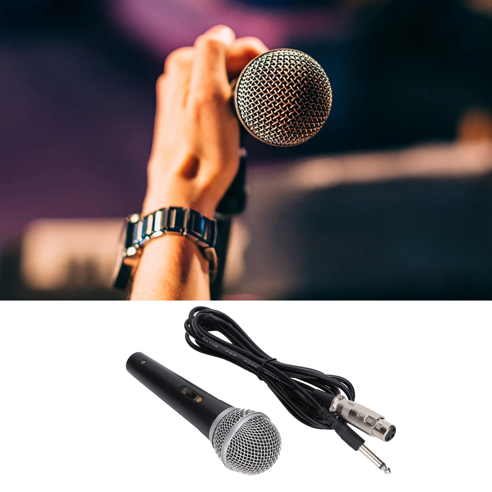 Vocal Dynamic Microphone Microphone High Quality Voice Intelligibility for Indoor and Outdoor for Wedding for Stage for Speech