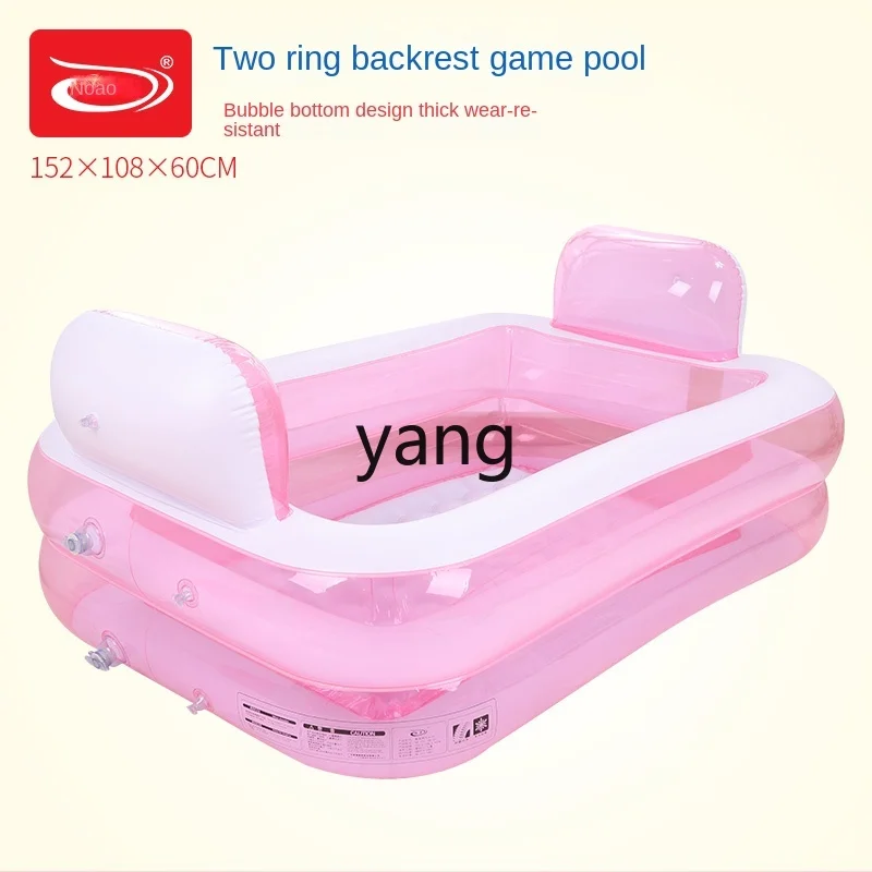 CX-Piscine familiale gonflable pour enfants, pataugeoire pour bébé, baignoire pour adultes